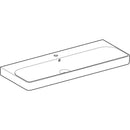Geberit Smyle Square lavabo: B=120cm, T=48cm, Batarya deliği=Orta, Taşma deliği=Görünür, Beyaz