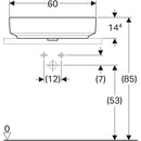 VariForm çanak lavabo, eliptik b.b B60