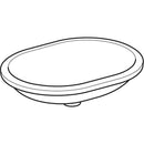 VariForm tezgah altı lavabo, eliptik B55