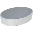 Geberit VariForm oval çanak lavabo: B=55cm, T=40cm, Batarya deliği=Yok, Taşma deliği=Yok, Beyaz