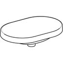 Geberit VariForm tezgah üstü lavabo: B=60cm, T=40cm, Batarya deliği=Yok, Taşma deliği=Yok, Beyaz