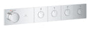 Gizli montaj için 4 vanalı termostat