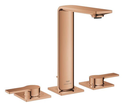 Grohe Allure 3 Delikli Ankastre Lavabo Bataryası, Bakır - 20188DA1