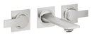 Grohe Allure 3 Delikli Ankastre Lavabo Bataryası (Sıva Üstü Grubu), Paslanmaz Çelik - 20189DC2