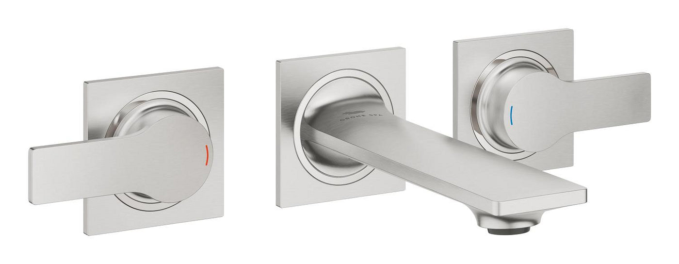 Grohe Allure 3 Delikli Ankastre Lavabo Bataryası (Sıva Üstü Grubu), Paslanmaz Çelik - 20189DC2