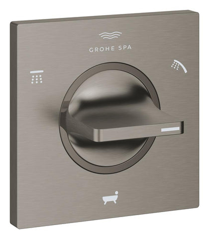 Grohe Allure 3 Yönlü Yönlendirici (Sıva Üstü Grubu), Fırçalı Sert Grafit - 19590AL1