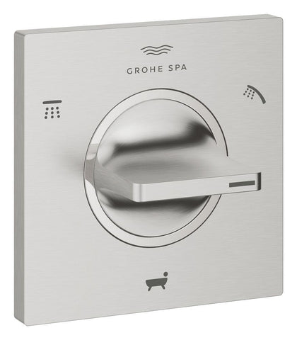 Grohe Allure 3 Yönlü Yönlendirici (Sıva Üstü Grubu), Paslanmaz Çelik - 19590DC1