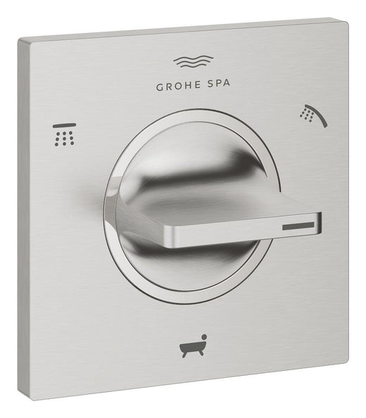 Grohe Allure 3 Yönlü Yönlendirici (Sıva Üstü Grubu), Paslanmaz Çelik - 19590DC1