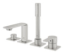 Grohe Allure 4 Delikli Ankastre Küvet Bataryası, Paslanmaz Çelik - 19316DC1