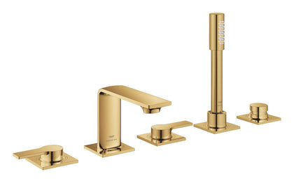 Grohe Allure 5 Delikli Ankastre Küvet Bataryası, Altın - 25221GL1
