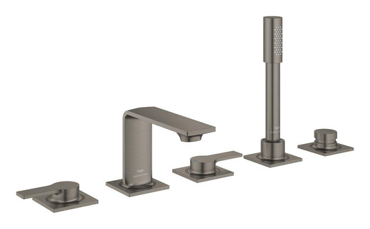 Grohe Allure 5 Delikli Ankastre Küvet Bataryası, Fırçalı Sert Grafit - 25221AL1