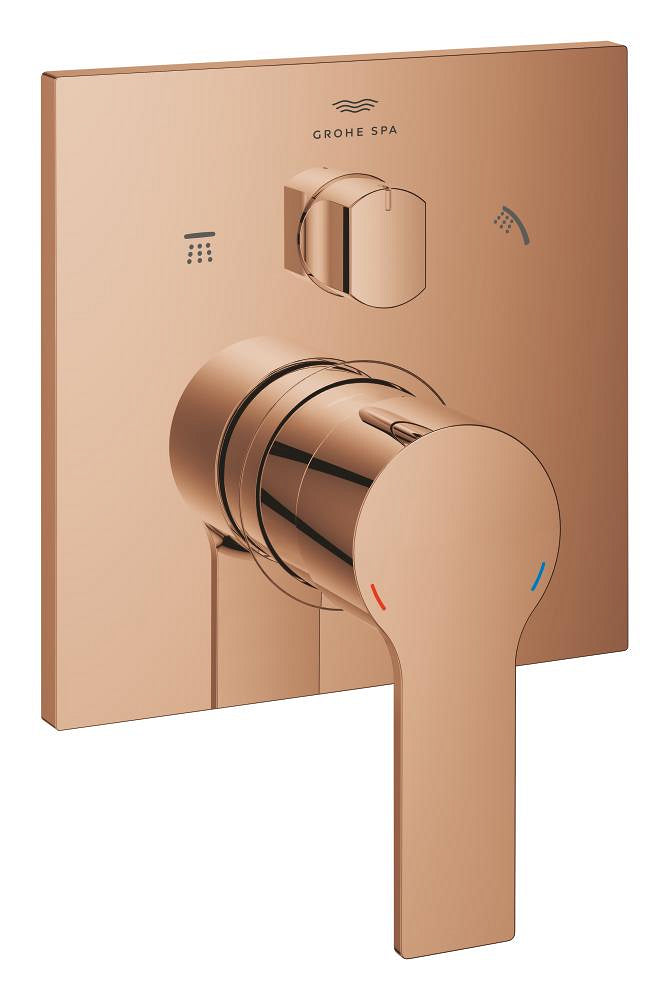 Grohe Allure Ankastre Banyo Bataryası (3 Yollu, Sıva Üstü Grubu), Bakır - 29176DA1