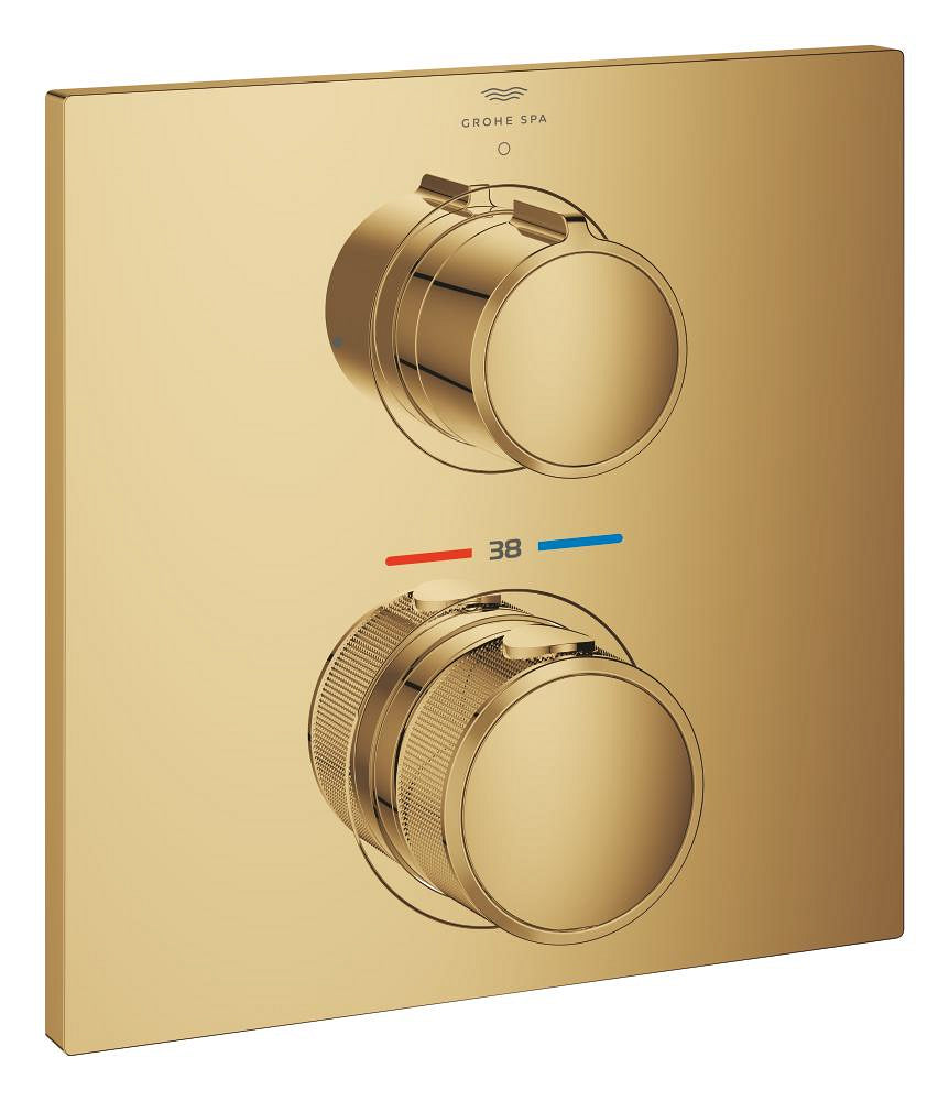 Grohe Allure Ankastre Termostatik Duş Bataryası (Sıva Üstü Grubu), Altın - 19380GL2