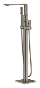 Grohe Allure Ankastre Yerden Küvet Bataryası (Sıva Üstü Grubu), Fırçalı Sert Grafit - 25222AL1