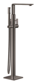 Grohe Allure Ankastre Yerden Küvet Bataryası (Sıva Üstü Grubu), Sert Grafit - 25222A01