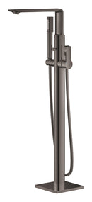 Grohe Allure Ankastre Yerden Küvet Bataryası (Sıva Üstü Grubu), Sert Grafit - 25222A01