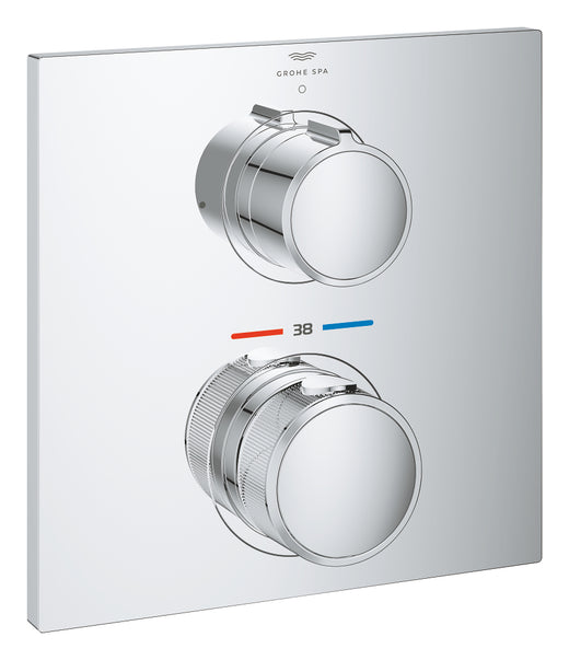 Grohe Allure Tek Valfli Akış Kontrollü, Ankastre Termostatik Duş Bataryası - 19380002