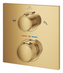 Grohe Allure Termostatik Ankastre Banyo ve Duş Bataryası (Sıva Üstü Grubu), 2 Yollu, Altın - 19446GL2