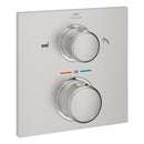 Grohe Allure Termostatik Ankastre Banyo ve Duş Bataryası (Sıva Üstü Grubu), 2 Yollu, Paslanmaz Çelik - 19446DC2