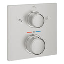 Grohe Allure Termostatik Ankastre Banyo ve Duş Bataryası (Sıva Üstü Grubu), 2 Yollu, Paslanmaz Çelik - 29181DC2