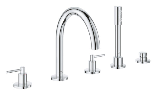 Grohe Atrio 5 Delikli Ankastre Küvet Bataryası (Sıva Üstü Grubu) - 29407000