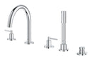 Grohe Atrio 5 Delikli Ankastre Küvet Bataryası (Sıva Üstü Grubu) - 29407000