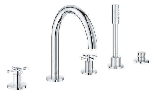Grohe Atrio 5 Delikli Ankastre Küvet Bataryası (Sıva Üstü Grubu) - 29408000