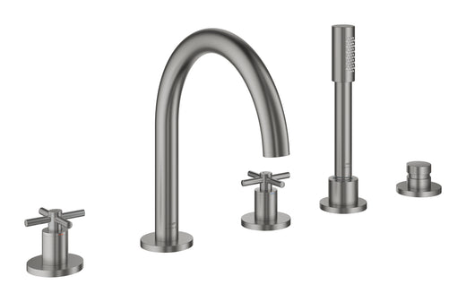 Grohe Atrio 5 Delikli Ankastre Küvet Bataryası (Sıva Üstü Grubu), Paslanmaz Çelik - 29408DC0