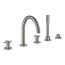 Grohe Atrio 5 Delikli Ankastre Küvet Bataryası (Sıva Üstü Grubu), Paslanmaz Çelik - 29408DC0