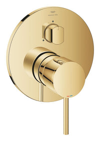 Grohe Atrio Ankastre Banyo/Duş Bataryası (Sıva Üstü Grubu), 3 Yollu, Altın - 24356GL0