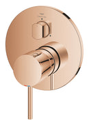 Grohe Atrio Ankastre Banyo/Duş Bataryası (Sıva Üstü Grubu), 3 Yollu, Bakır - 24356DA0