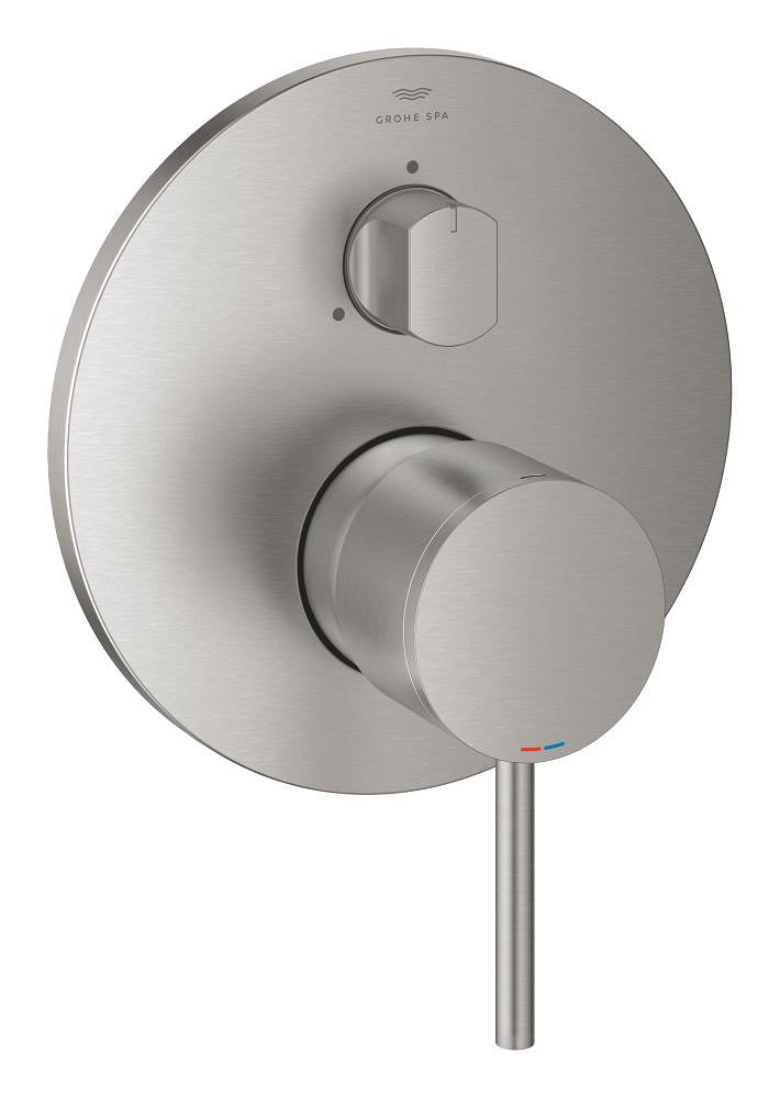 Grohe Atrio Ankastre Banyo/Duş Bataryası (Sıva Üstü Grubu), 3 Yollu, Paslanmaz Çelik - 24356DC0
