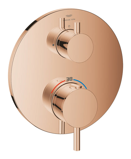 Grohe Atrio Ankastre Termostatik Duş Bataryası (Sıva Üstü Grubu), Tek Çıkışlı, Bakır - 24357DA0
