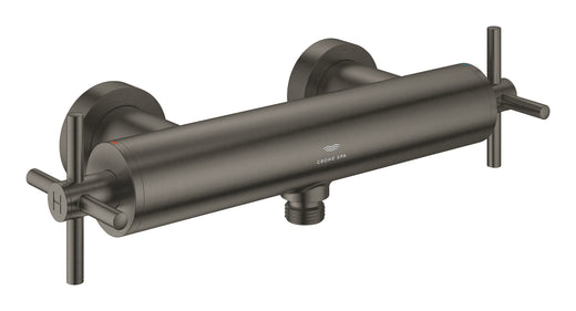 Grohe Atrio Duş Bataryası (4 Çubuklu Volan), Fırçalı Sert Grafit - 26895AL0