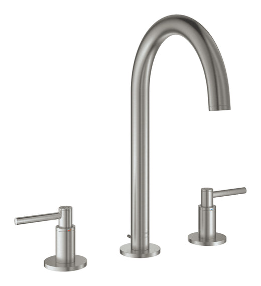 Grohe Atrio 3 Delikli Ankastre Lavabo Bataryası, Sifon Kumandalı, Paslanmaz Çelik - 20649DC0
