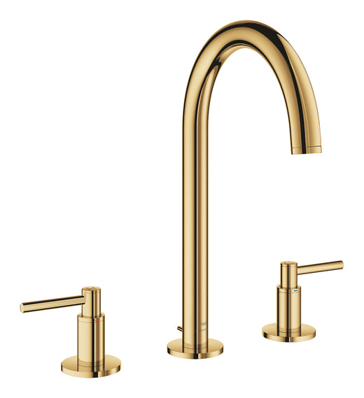 Grohe Atrio 3 Delikli Ankastre Lavabo Bataryası, Sifon Kumandalı, Altın - 20649GL0