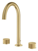 Grohe Atrio Private Collection 3 Delikli Ankastre Lavabo Bataryası, Sifon Kumandalı (L-Boy), Fırçalı Altın - 20595GN0
