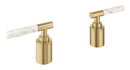 Grohe Atrio Private Collection 5 Delikli Ankastre Küvet Bataryası İçin Kulp, Fırçalı Altın - 48464GN0