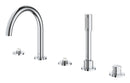 Grohe Atrio Private Collection 5 Delikli Küvet Bataryası - 25224000