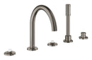 Grohe Atrio Private Collection 5 Delikli Küvet Bataryası - 25224AL0