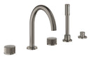 Grohe Atrio Private Collection 5 Delikli Küvet Bataryası - 25226AL0