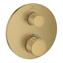 Grohe Atrio Private Collection Ankastre Termostatik Banyo Bataryası (2 Yollu, Sıva Üstü Grubu), Fırçalı Altın - 24396GN0