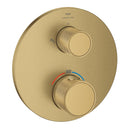 Grohe Atrio Private Collection Ankastre Termostatik Banyo Bataryası (2 Yollu, Sıva Üstü Grubu), Fırçalı Altın - 24396GN0