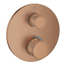 Grohe Atrio Private Collection Ankastre Termostatik Banyo Bataryası (2 Yollu, Sıva Üstü Grubu), Fırçalı Bakır - 24396DL0