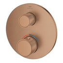 Grohe Atrio Private Collection Ankastre Termostatik Banyo Bataryası (2 Yollu, Sıva Üstü Grubu), Fırçalı Bakır - 24396DL0