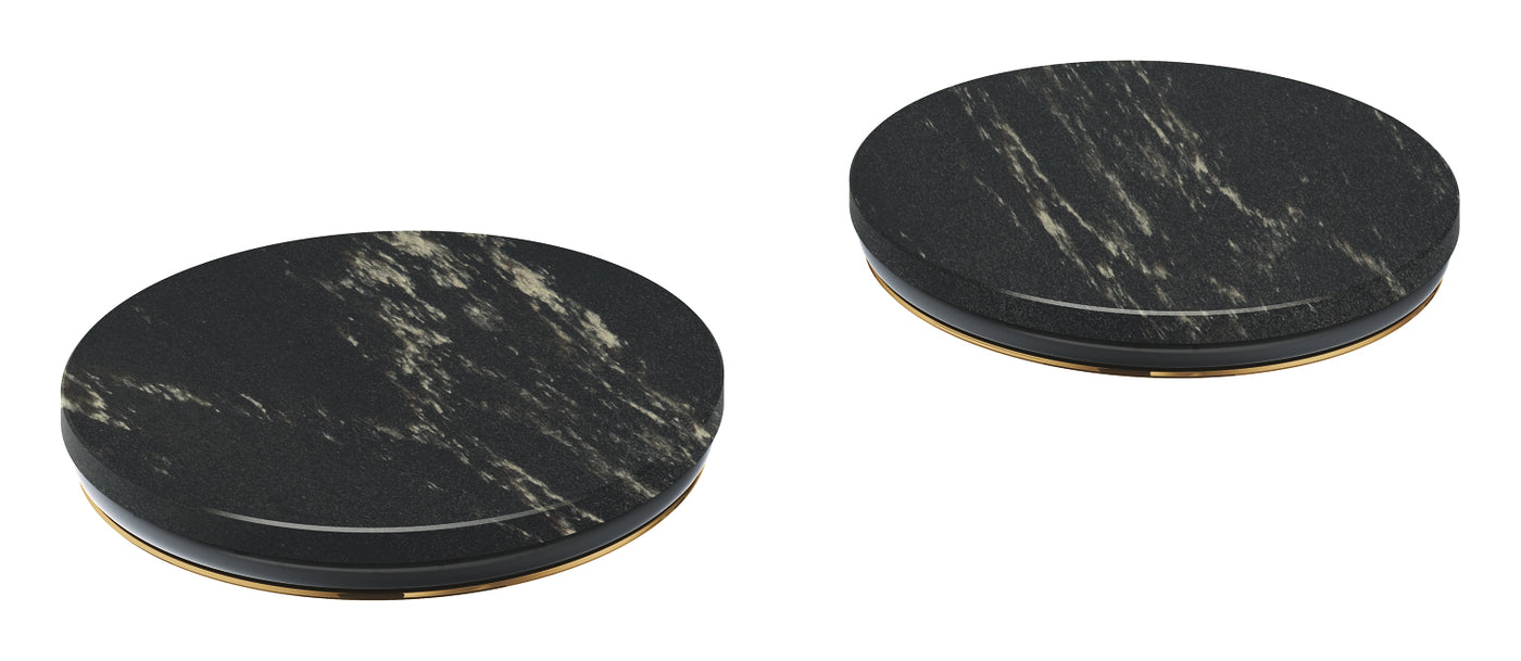 Grohe Atrio Private Collection Inlays Made From Vanilla Noir Caesarstone Material - 48463000