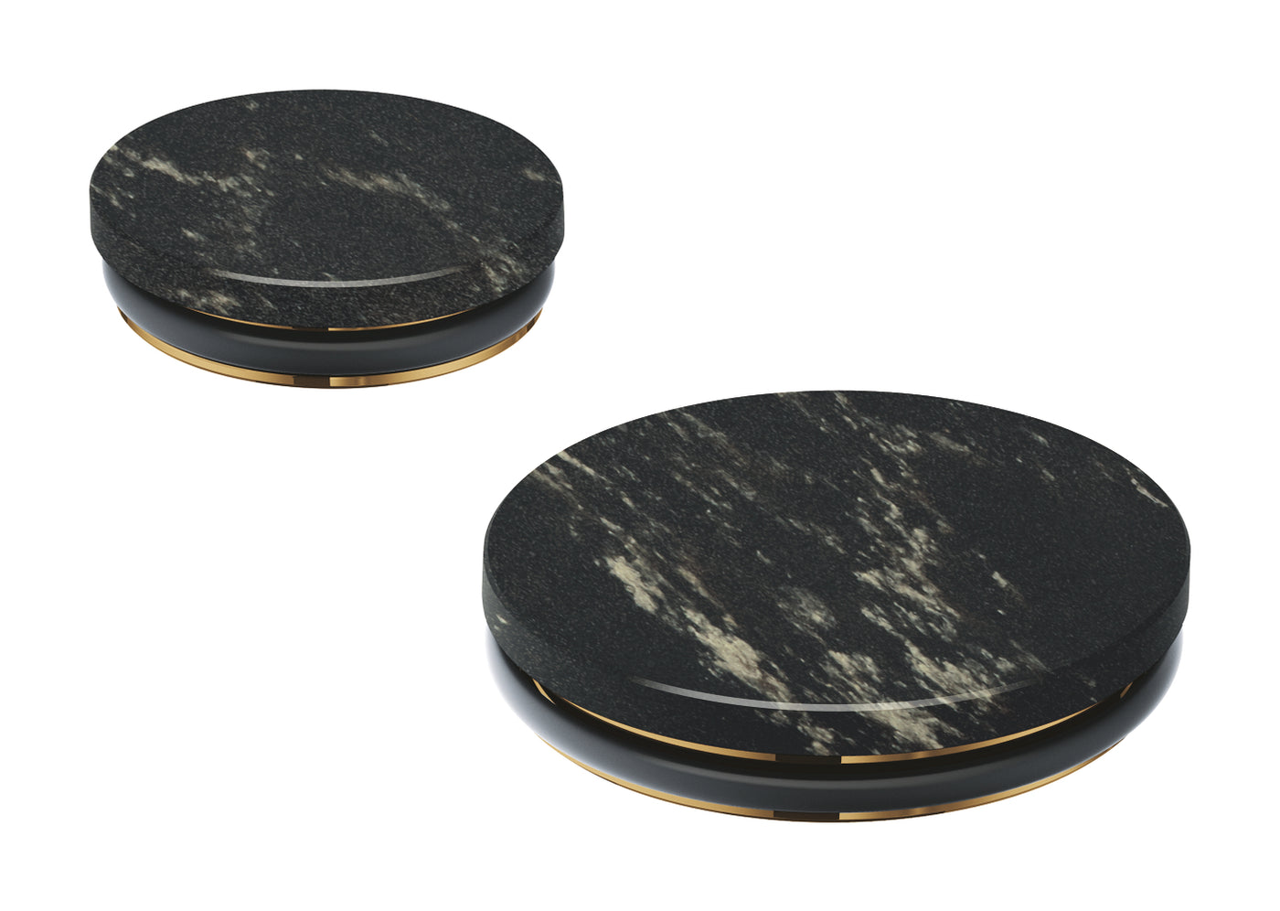 Grohe Atrio Private Collection Inlays Made From Vanilla Noir Caesarstone Material - 48467000