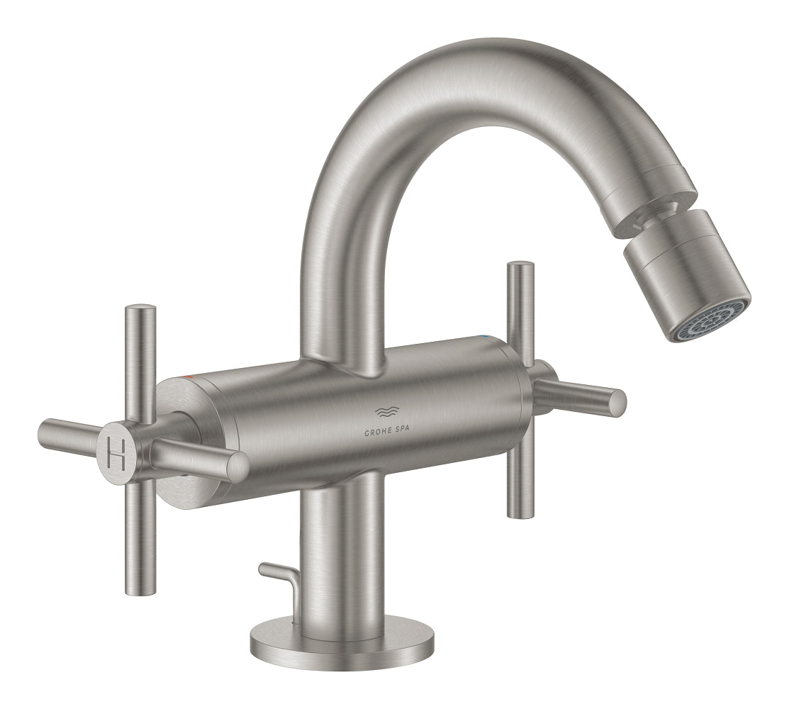 Grohe Atrio Sifon Kumandalı Bide Bataryası (M-Boy), Paslanmaz Çelik - 24353DC0