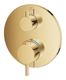Grohe Atrio Termostatik Banyo/Duş Bataryası (Sıva Üstü Grubu), 2 Yollu, Altın - 24358GL0