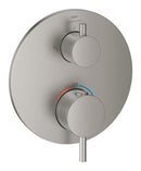 Grohe Atrio Termostatik Banyo/Duş Bataryası (Sıva Üstü Grubu), 2 Yollu, Paslanmaz Çelik - 24358DC0